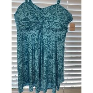 Bloomchic Tropical Flower Two Piece Swim Adjustable 22-24 NWT